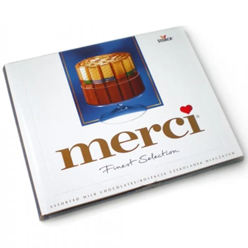 Букет Конфеты Merci 250 гр, доставка Елховый Куст